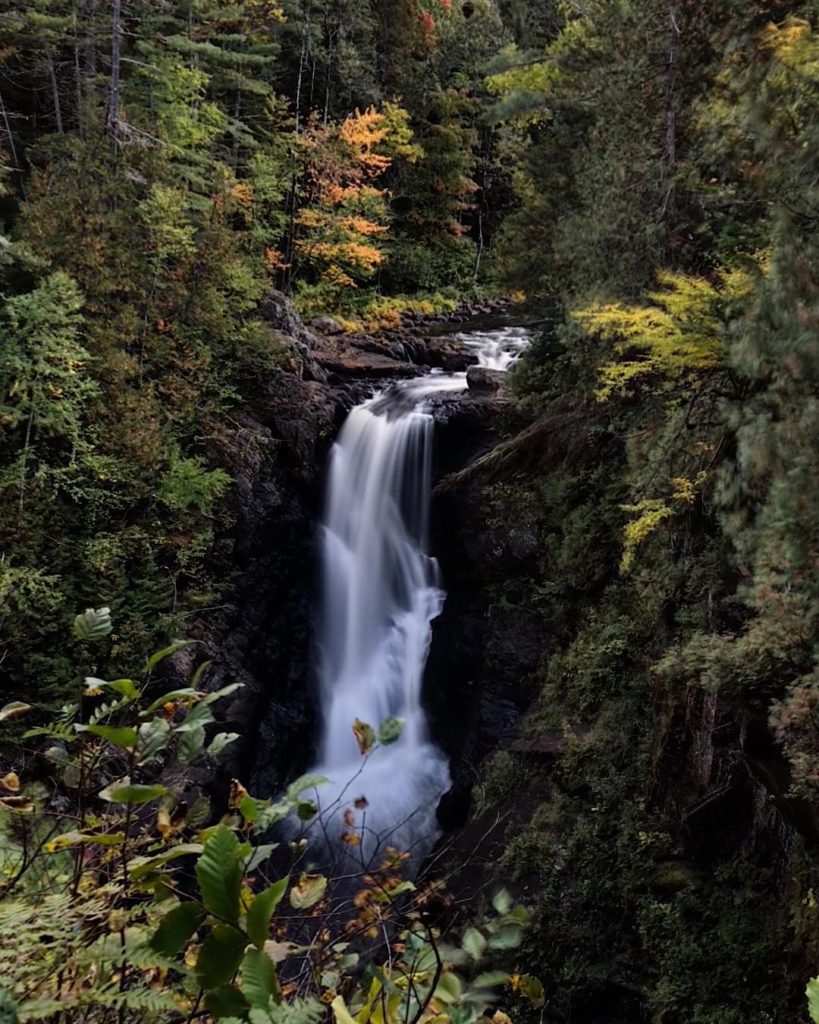 Moxie Falls in Maine