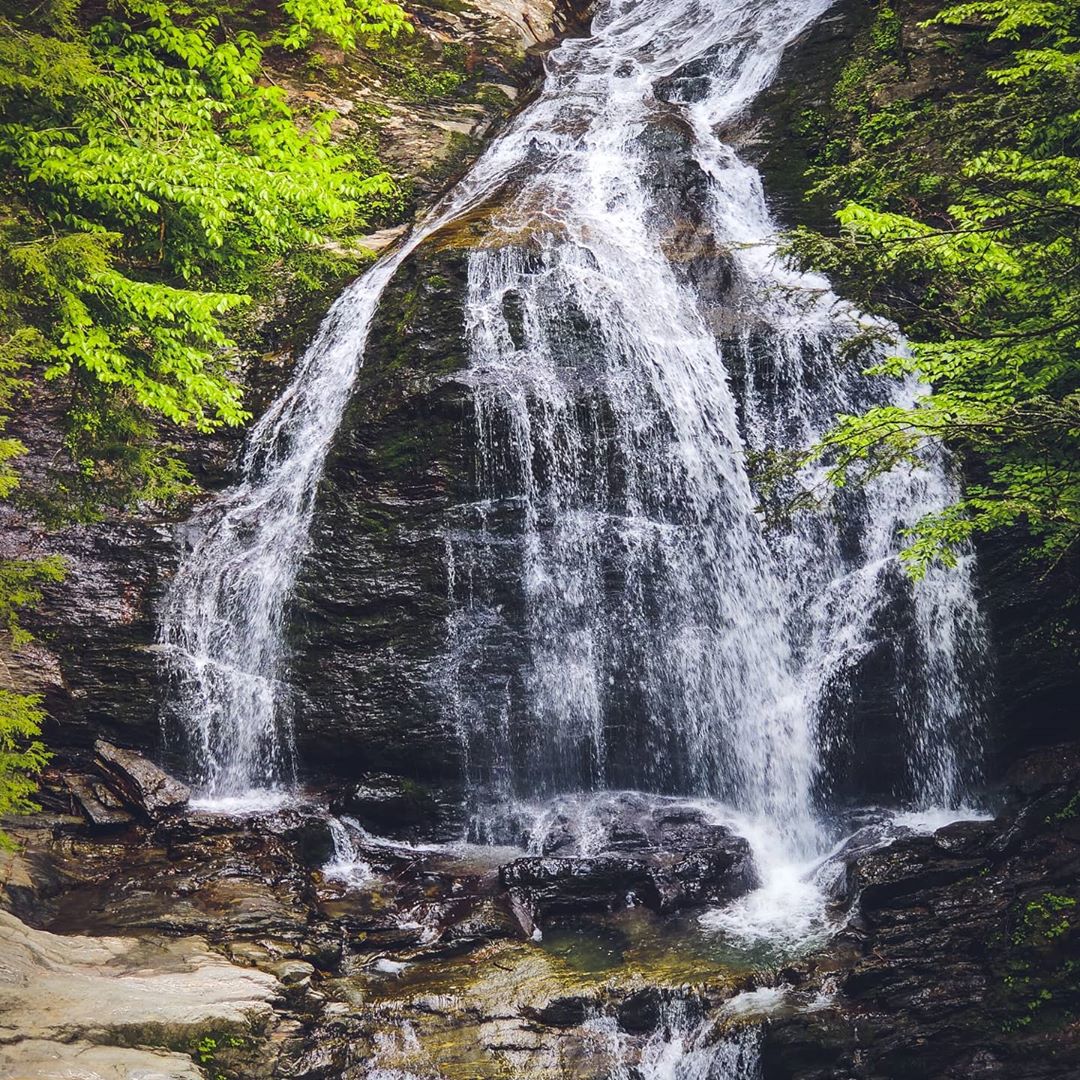 Moss Glen Falls in Vermont