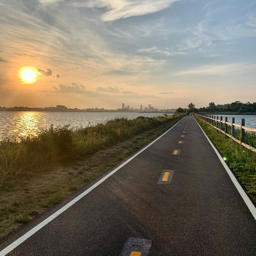 Easy Bay Bike Path in Rhode Island
